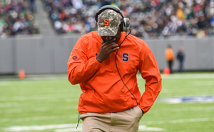 Dino Babers went 4-8 in his first year at Syracuse. It's the first season in which Babers hasn't reached the postseason in his five-year head coaching career.